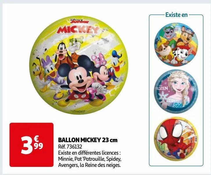 ballon mickey 23 cm