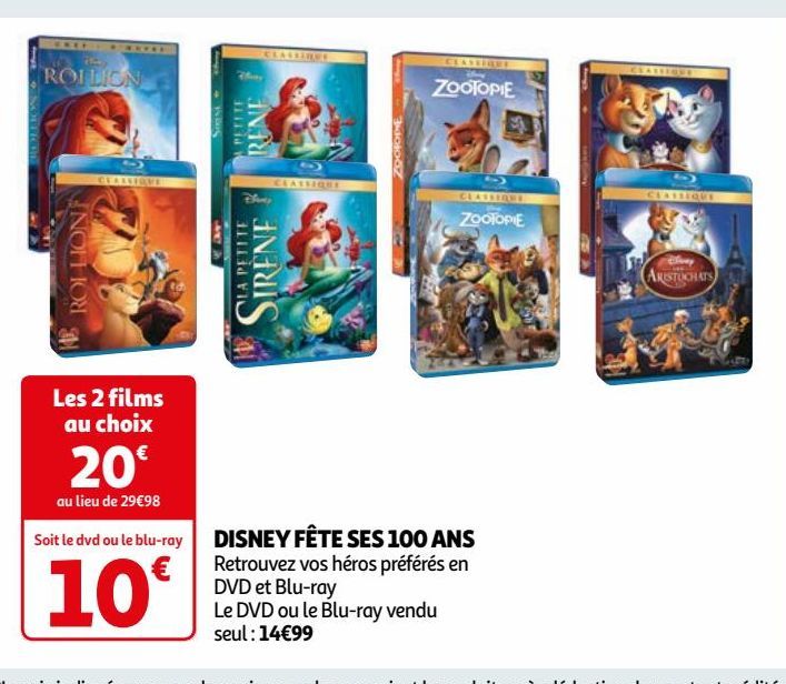 DISNEY FÊTE SES 100 ANS