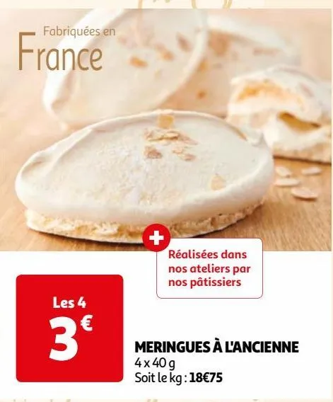 meringues à l'ancienne 