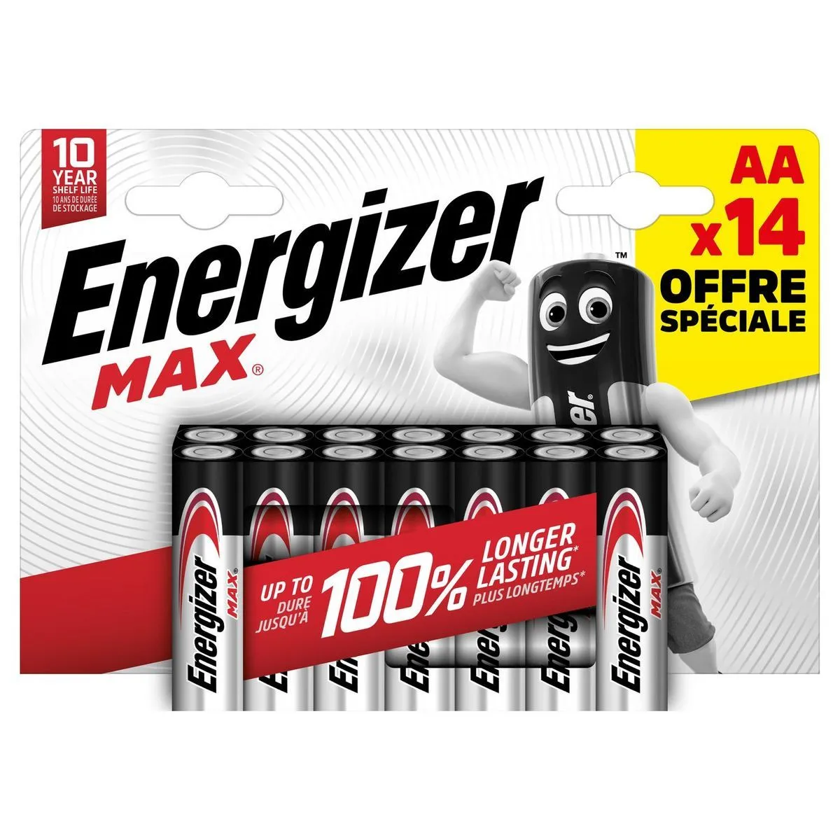 piles max lr06 ou lr03 energizer