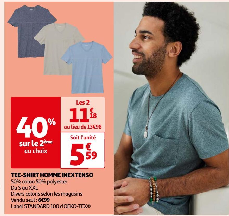 TEE-SHIRT HOMME INEXTENSO