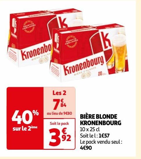 BIÈRE BLONDE KRONENBOURG