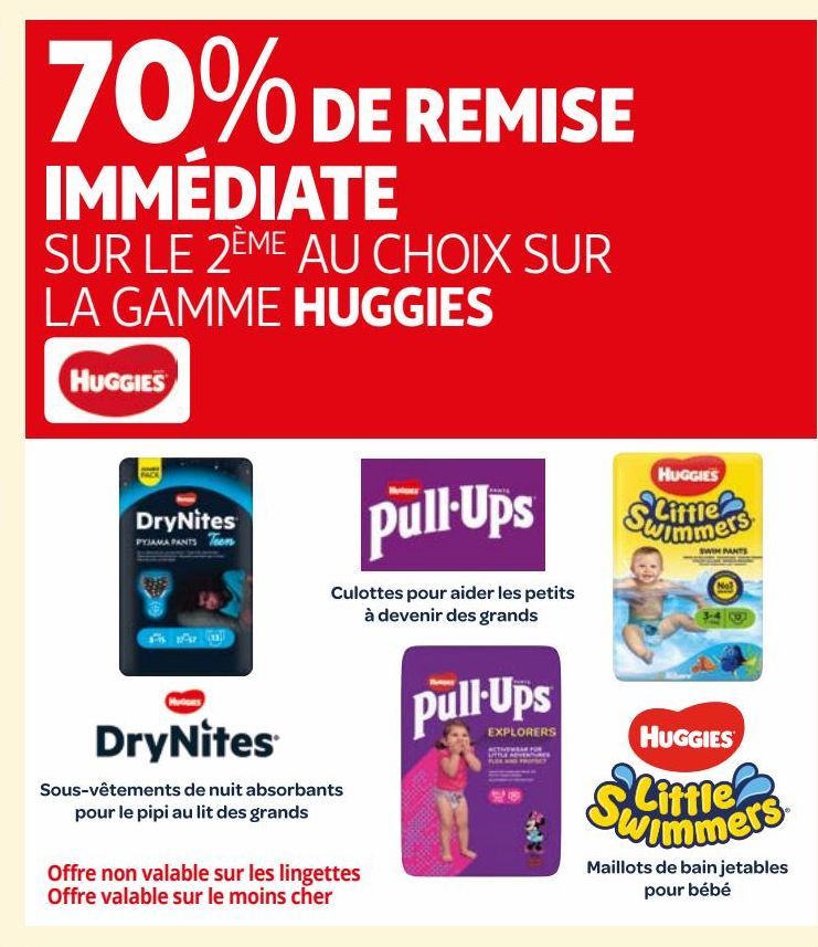 SUR LA GAMME HUGGIES