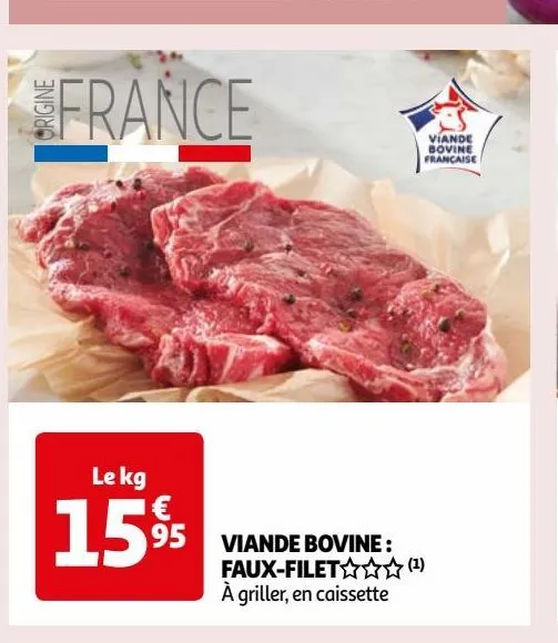 viande bovine : faux -filet