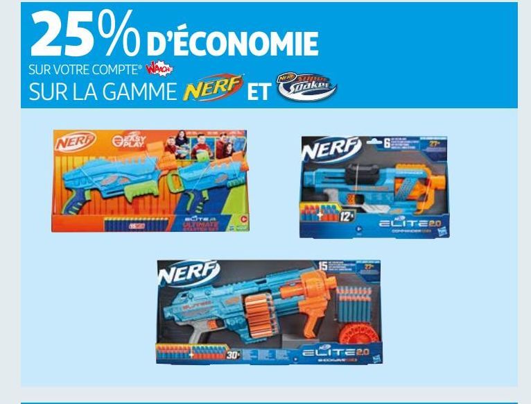 SUR LA GAMME ET NERF 