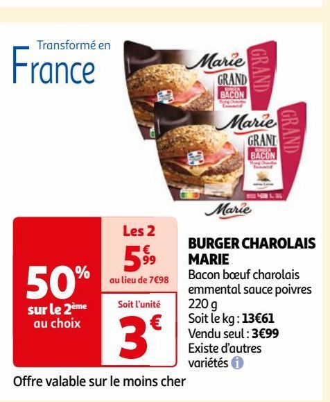 BURGER CHAROLAIS MARIE