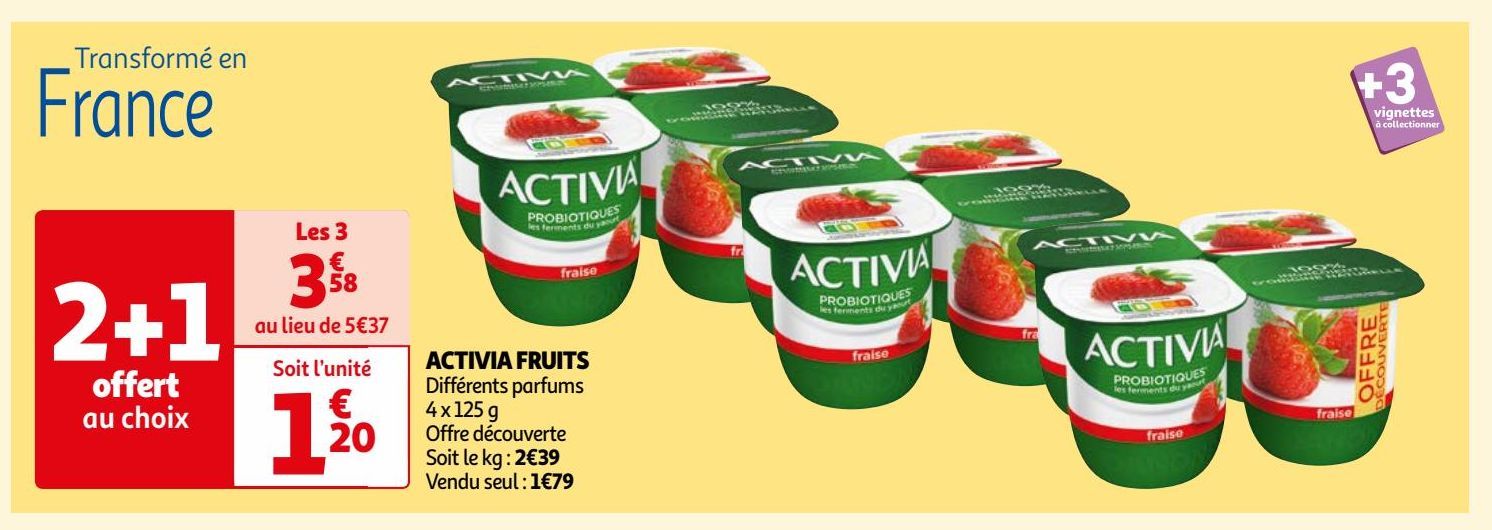 ACTIVIA FRUITS 