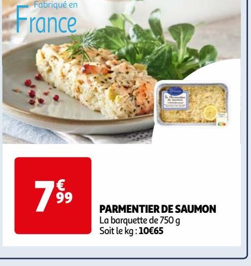 PARMENTIER DE SAUMON 