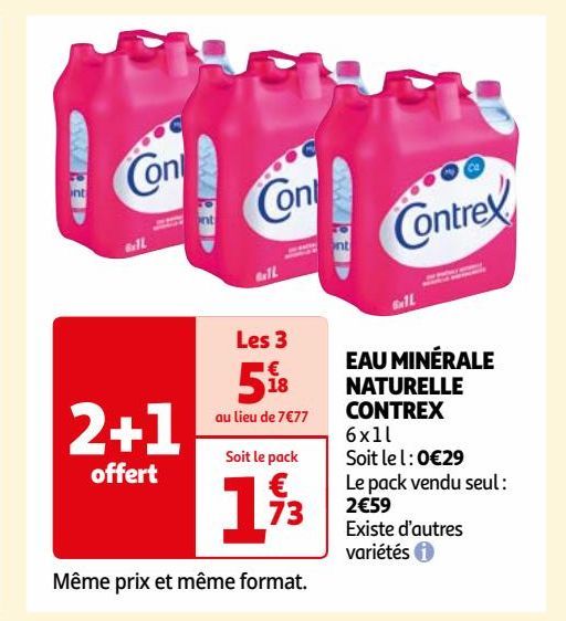 EAU MINÉRALE NATURELLE CONTREX