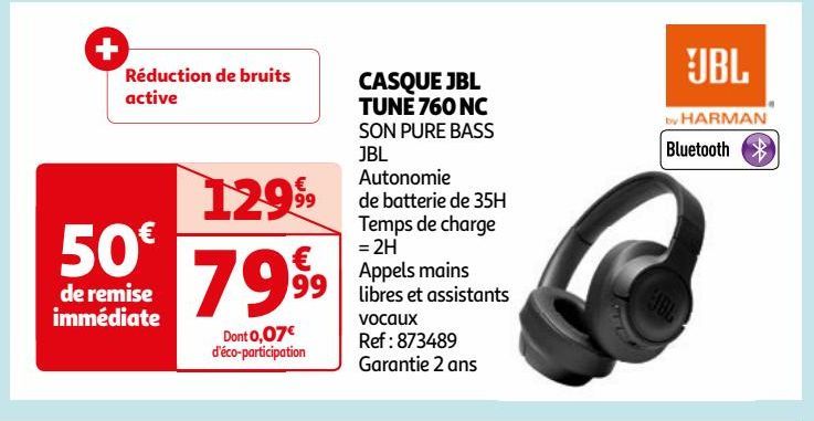 CASQUE JBL TUNE 760 NC