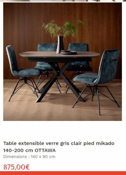 table extensible Mikado