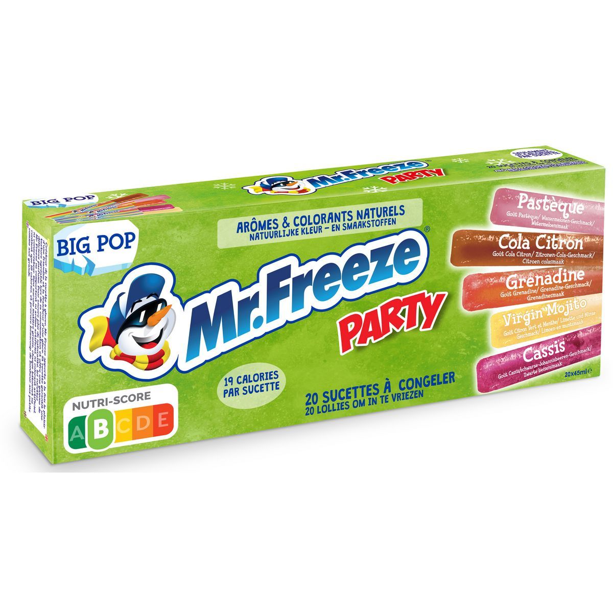 SUCETTES A GLACER MR FREEZE PARTY