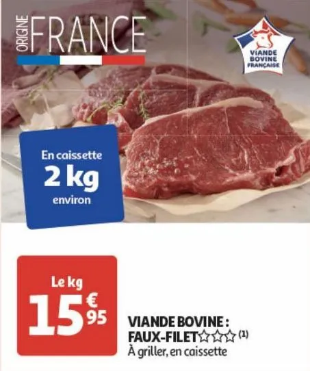 viande bovine: faux-filet