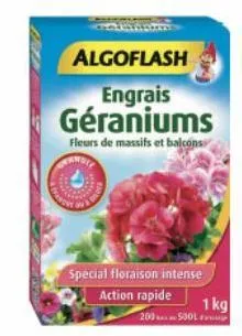 engrais géranium et fleurs 1kg 