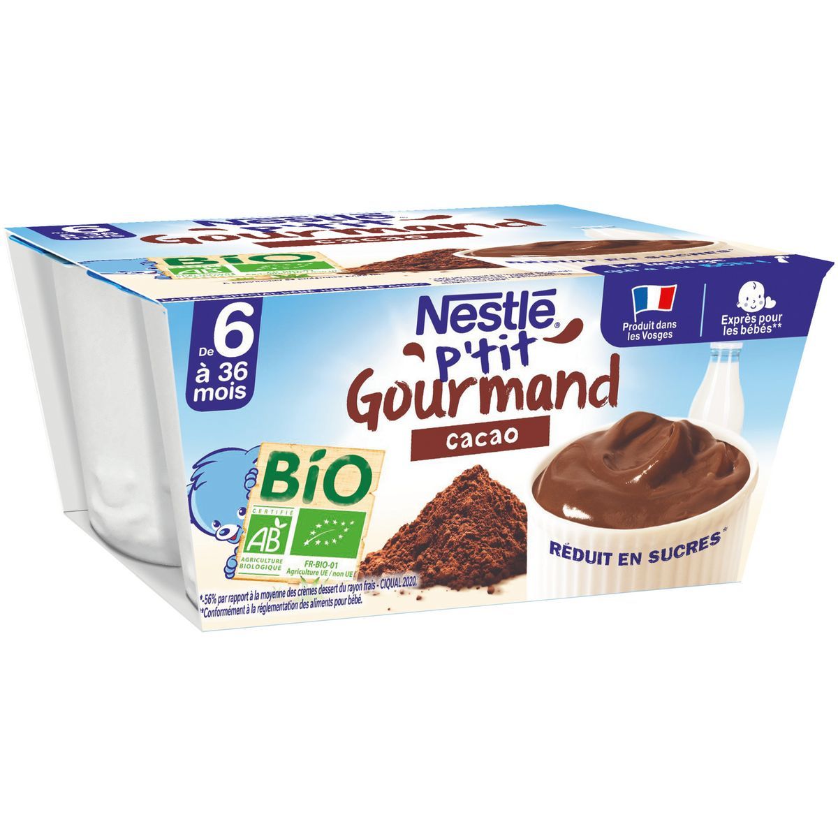 SUR LES LACTÉS Nestle Bio 