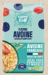 FLOCON D'AVOINE BIO HAPPY BIO 