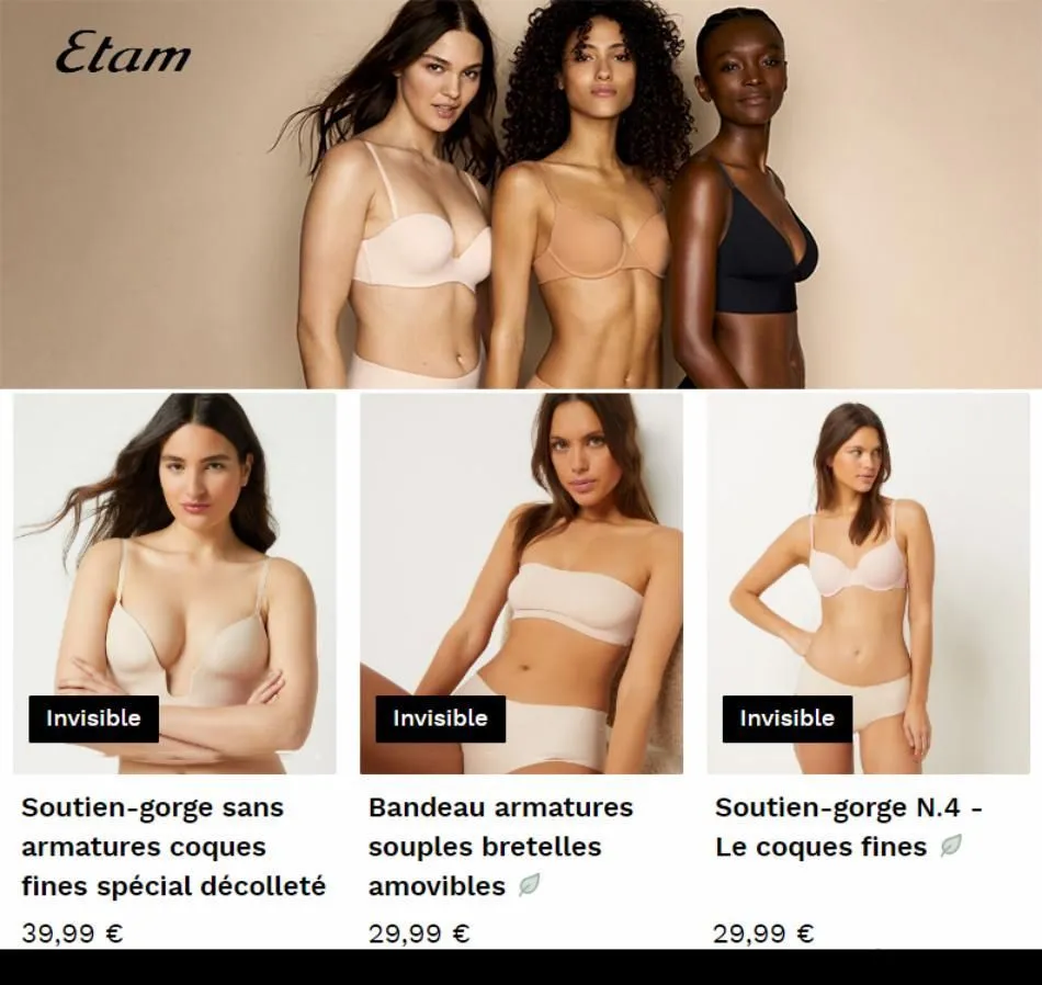 produit etam