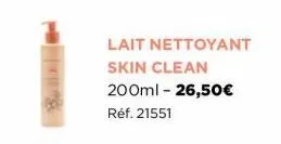 lait nettoyant 