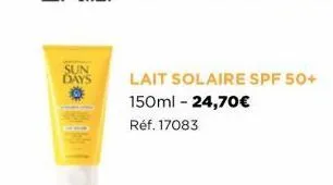 lait solaire sun