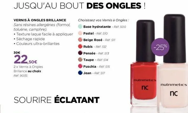 vernis à ongles 