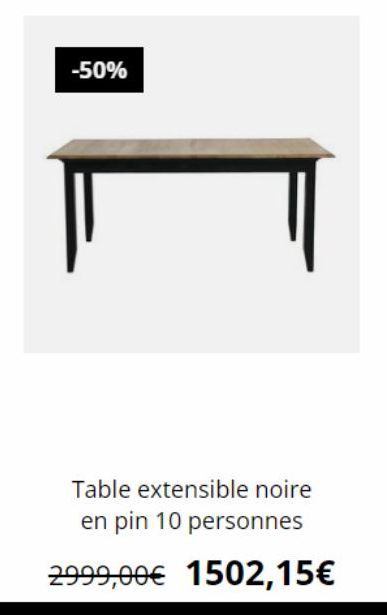 table extensible 