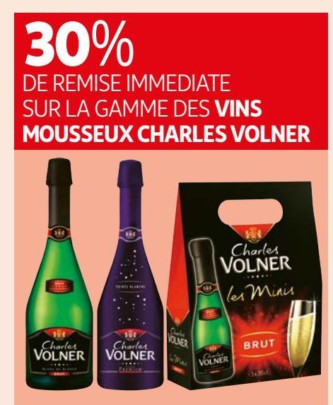 LA GAMME DES VINS MOUSSEUX CHARLES VOLNER