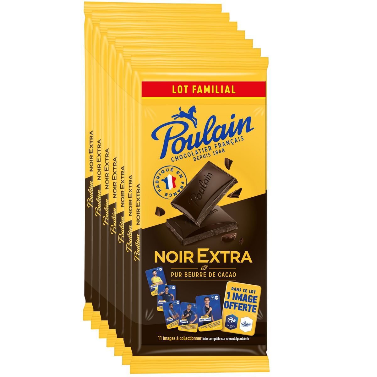 TABLETTES DE CHOCOLAT NOIR EXTRA POULAIN