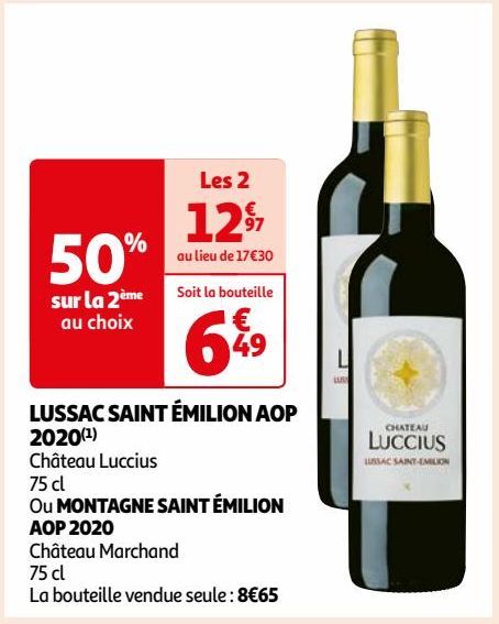 LUSSAC SAINT ÉMILION AOP 2020