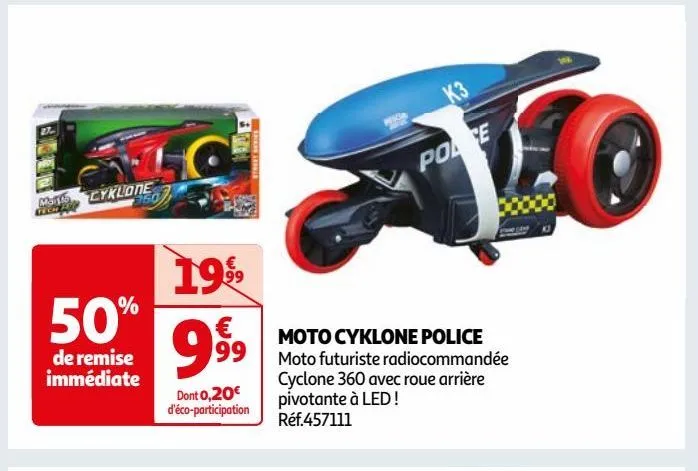 moto cyklone police