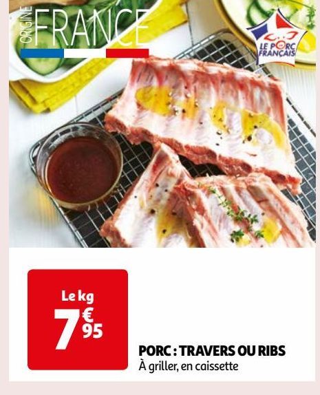 PORC : TRAVERS OU RIBS