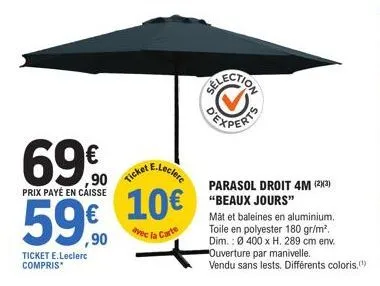 parasol e.leclerc