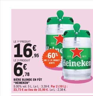 bière blonde Heineken