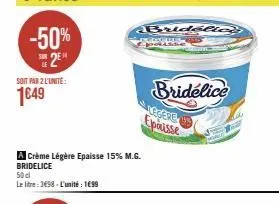 crème bridélice