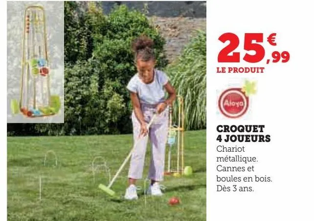 croquet 4 joueurs