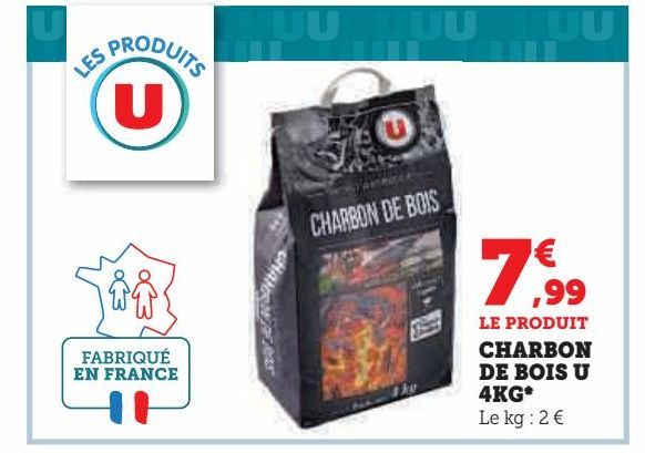 CHARBON DE BOIS U 4KG