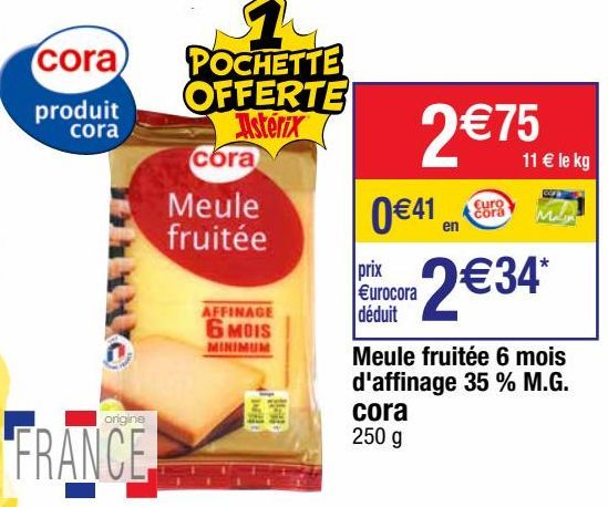 fromage affiné Cora