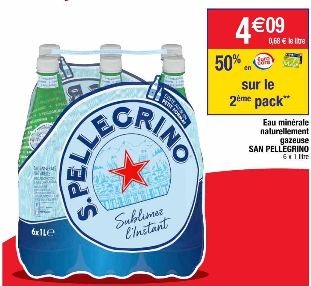 eau gazeuse San Pellegrino