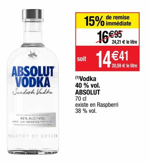 vodka Absolut