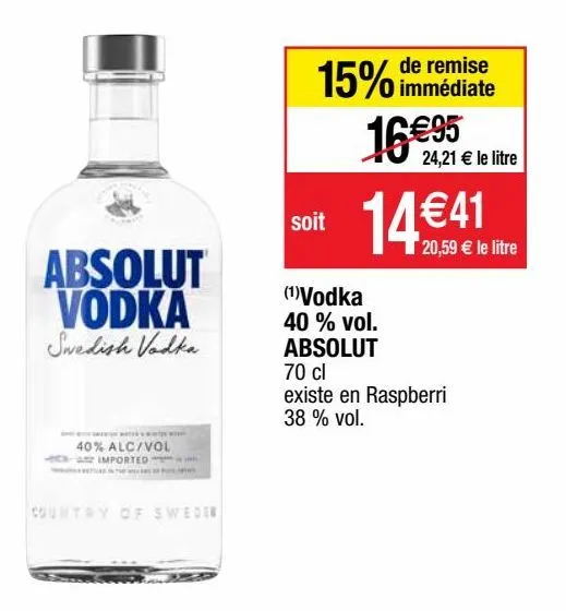 vodka absolut