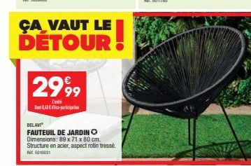 fauteuil de jardin 