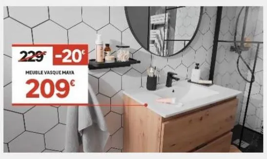 229-20  meuble vasque maya  209€  would 