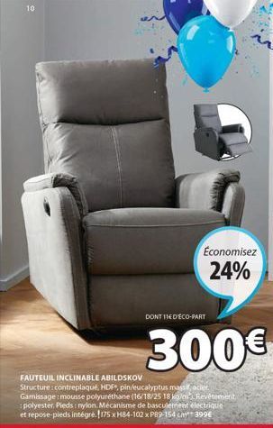 10  Economisez  24%  DONT 11E D'ECO-PART  300€  