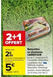 barquettes Carrefour