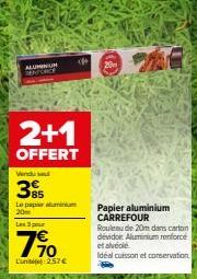 papier aluminium Carrefour