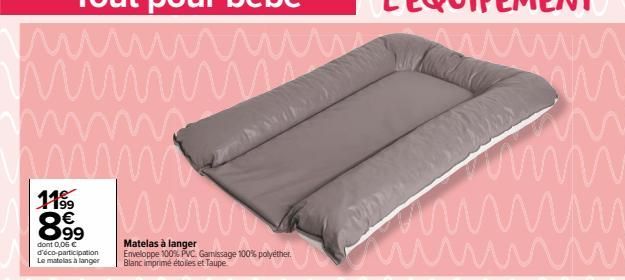 matelas à langer 3M