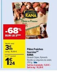 pâtes fraîches rana