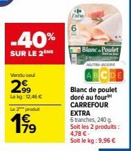 blanc de poulet Carrefour