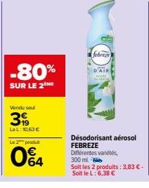 désodorisant Febreze