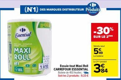 essuie tout Carrefour