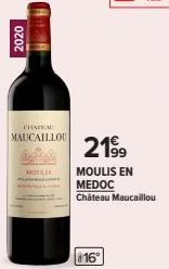 2020  88  CHATEAU  MAUCAILLOU  21⁹9  MOULIS EN MEDOC Chateau Maucaillou  16° 